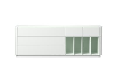 Мебель Ellipsefurniture Тумба Tammi 5 ящиков 4 полки ширина 200 см (белый) арт. TM010201240101