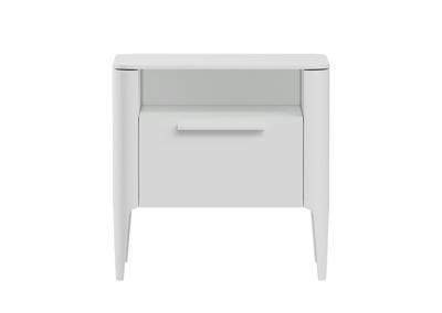 Мебель Ellipsefurniture Тумба прикроватная Type 1 полка 1 ящик ширина 50 см (белый) арт. TY010301430101