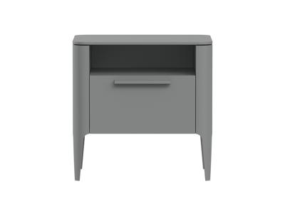 Мебель Ellipsefurniture Тумба прикроватная Type 1 полка 1 ящик ширина 50 см (серый) арт. TY010303430101