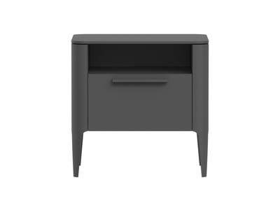Мебель Ellipsefurniture Тумба прикроватная Type 1 полка 1 ящик ширина 50 см (темно-серый) арт. TY010306430101