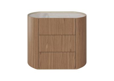 Мебель Ellipsefurniture Комод Lagom 3 ящика ширина 90 см (натуральный дуб, камень LC) арт. LG01436614129