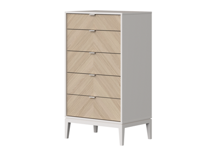 Мебель Ellipsefurniture Комод Fjord 5 ящиков (белый) арт. FJ010101160101