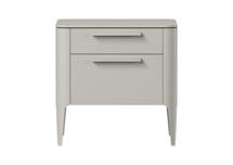 Мебель Ellipsefurniture Тумба прикроватная Type oak 2 ящика ширина 50 см (серо-бежевый) арт. TY010205300101
