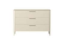 Мебель Ellipsefurniture Комод Type oak 3 ящика ширина 120 см (молочный) арт. TY010206060101