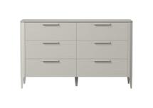 Мебель Ellipsefurniture Комод Type oak 6 ящиков ширина 140 см (серо-бежевый) арт. TY010205090101