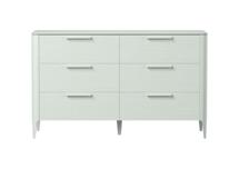Мебель Ellipsefurniture Комод Type oak 6 ящиков ширина 140 см (белый) арт. TY010202090101