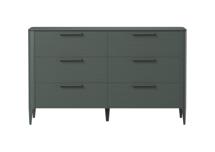 Мебель Ellipsefurniture Комод Type oak 6 ящиков ширина 170 см (темно-серый) арт. TY010207100101