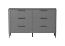 Мебель Ellipsefurniture Комод Type oak 6 ящиков ширина 170 см (серый) арт. TY010203100101