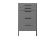 Мебель Ellipsefurniture Комод Type oak высокии? 5 ящиков (серый) арт. TY010203110101