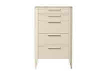 Мебель Ellipsefurniture Комод Type oak высокии? 5 ящиков (молочный) арт. TY010206110101