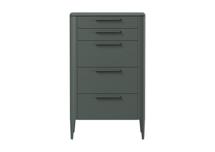 Мебель Ellipsefurniture Комод Type oak высокии? 5 ящиков (темно-серый) арт. TY010207110101