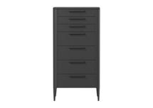 Мебель Ellipsefurniture Комод Type oak высокии? 7 ящиков (черный) арт. TY010208120101