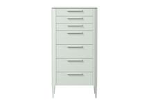 Мебель Ellipsefurniture Комод Type oak высокии? 7 ящиков (белый) арт. TY010202120101