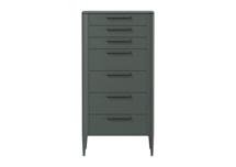 Мебель Ellipsefurniture Комод Type oak высокии? 7 ящиков (темно-серый) арт. TY010207120101