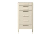 Мебель Ellipsefurniture Комод Type oak высокии? 7 ящиков (молочный) арт. TY010206120101