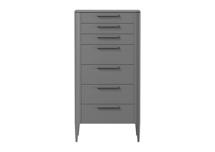Мебель Ellipsefurniture Комод Type oak высокии? 7 ящиков (серый) арт. TY010203120101