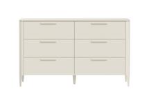Мебель Ellipsefurniture Комод Type 6 ящиков ширина 140 см (молочный) арт. TY010305080101