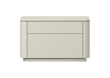 Мебель Ellipsefurniture Тумба прикроватная Tammi 2 ящика ширина 60 см (молочный) арт. TM010203160101