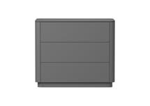 Мебель Ellipsefurniture Комод Tammi 3 ящика ширина 90 см (серый) арт. TM010205010101