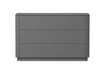 Мебель Ellipsefurniture Комод Tammi 3 ящика ширина 120 см (серый) арт. TM010205020101