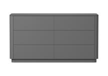 Мебель Ellipsefurniture Комод Tammi 6 ящиков ширина 140 см (серый) арт. TM010205030101