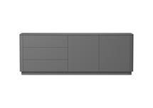 Мебель Ellipsefurniture Тумба Tammi 3 ящика 2 двери L (серый) арт. TM010205080101