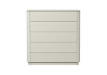 Мебель Ellipsefurniture Комод Tammi 5 ящиков ширина 100 см (молочный) арт. TM010203210101