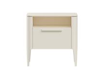 Мебель Ellipsefurniture Тумба прикроватная Type 1 полка 1 ящик ширина 50 см (молочный) арт. TY010305430101