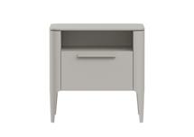 Мебель Ellipsefurniture Тумба прикроватная Type 1 полка 1 ящик ширина 50 см (серо-бежевый) арт. TY010304430101