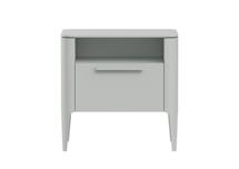 Мебель Ellipsefurniture Тумба прикроватная Type 1 полка 1 ящик ширина 50 см (светло-серый) арт. TY010302430101