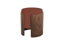 Мебель Ellipsefurniture Пуф Lagom (сиена FiberGuard, орех) арт. LG010322590301