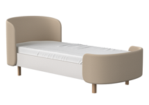 Мебель Ellipsefurniture Кровать подростковая KIDI Soft размер L (бежевый) арт. KD010110050101
