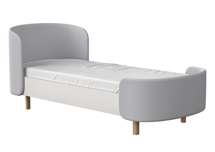 Мебель Ellipsefurniture Кровать подростковая KIDI Soft размер L (серый) арт. KD010112050101