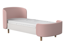 Мебель Ellipsefurniture Кровать подростковая KIDI Soft размер L (розовый) арт. KD010108050101