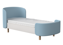 Мебель Ellipsefurniture Кровать подростковая KIDI Soft размер L (голубой) арт. KD010111050101