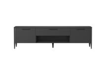 Мебель Ellipsefurniture Тумба Type oak под ТВ ширина 200 см (черный) арт. TY010208280101
