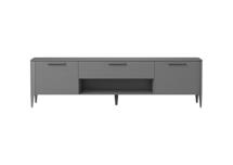 Мебель Ellipsefurniture Тумба Type oak под ТВ ширина 200 см (серый) арт. TY010203280101