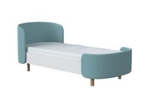 Мебель Ellipsefurniture Кровать подростковая KIDI Soft размер L (бирюзовый) арт. KD010114050101
