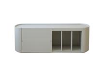 Мебель Ellipsefurniture Тумба Lagom под ТВ 2 ящика 3 ниши ширина 140 см (серо-бежевый) арт. LG01390210020