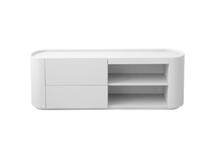 Мебель Ellipsefurniture Тумба Lagom под ТВ 2 ящика 2 полки ширина 140 см (белый) арт. LG01380200120