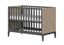 Мебель Ellipsefurniture Кроватка Fjord (темно-серый) арт. FJ010102050101