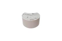 Мебель Ellipsefurniture Столик Moon S, D 43 см высота 25 см (камень OV2, бежевый) арт. LG01366803802
