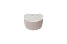 Мебель Ellipsefurniture Столик Moon S, D 43 см высота 25 см (камень OV, бежевый) арт. LG01366703802
