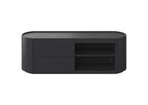 Мебель Ellipsefurniture Тумба Lagom под ТВ 2 ящика 2 полки ширина 140 см (черный) арт. LG01380210220