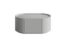 Мебель Ellipsefurniture Тумба прикроватная Lagom 1 ящик ширина 60 см (светло-серый) арт. LG01420209922