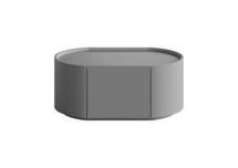 Мебель Ellipsefurniture Тумба прикроватная Lagom 1 ящик ширина 60 см (серый) арт. LG01420200522