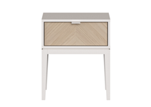 Мебель Ellipsefurniture Тумба прикроватная Fjord 1 ящик (белый) арт. FJ010101060101