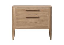 Мебель Ellipsefurniture Тумба прикроватная Type oak 2 ящика ширина 60 см (натуральный дуб) арт. TY010201310101