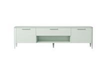 Мебель Ellipsefurniture Тумба Type oak под ТВ ширина 200 см (белый) арт. TY010202280101