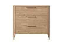 Мебель Ellipsefurniture Комод Type oak 3 ящика ширина 90 см (натуральный дуб) арт. TY010201080101